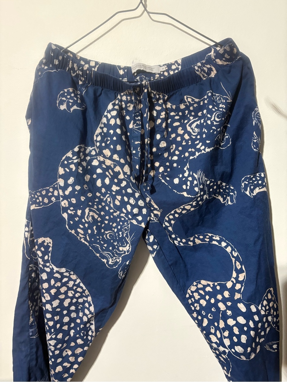 Desmond & Dempsey "The Jag" Print Pajama Bottoms Size M
